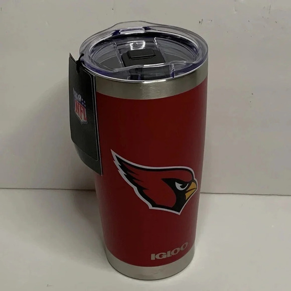 Igloo c NFL Arizona Cardinals Stainless Steel Tumbler 20 Oz NWT - Picture 3 of 8